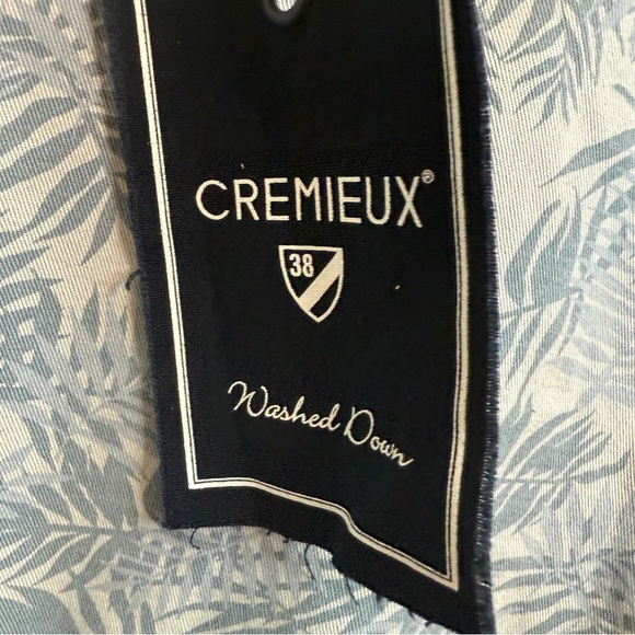 Daniel Cremieux | Blue Botanical  Flat Front Shorts | Sz 33 - Picture 4 of 9